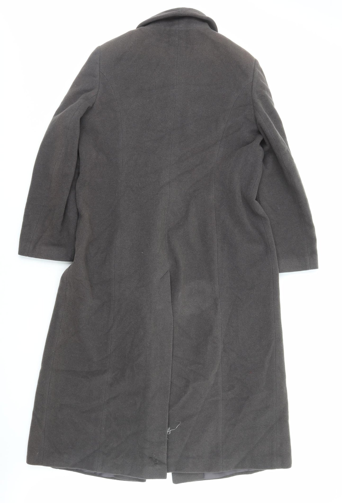 Alex & Co. Womens Brown Pea Coat Coat Size 16 Button