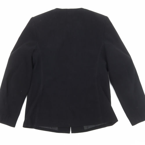 BHS Womens Black Jacket Size 12 Zip