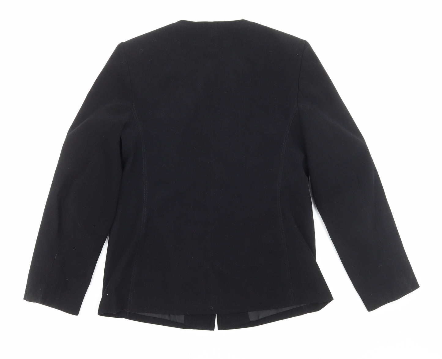 BHS Womens Black Jacket Size 12 Zip