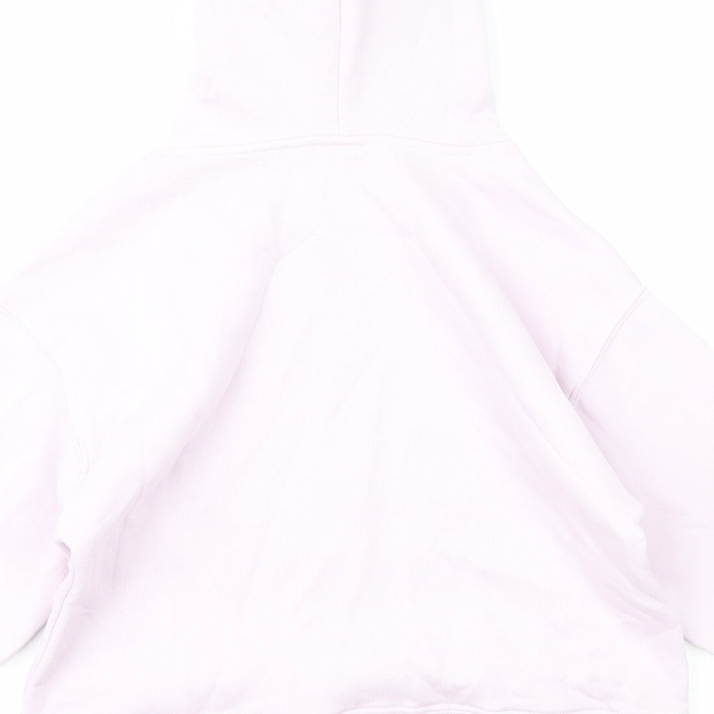 Zara Girls Purple Cotton Pullover Hoodie Size 13-14 Years Pullover