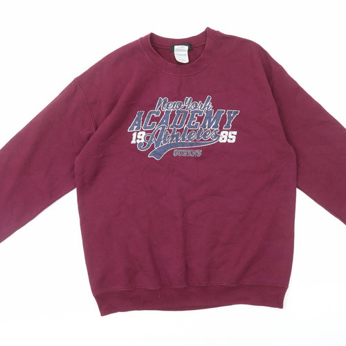 Missguided Womens Purple Cotton Pullover Sweatshirt Size M Pullover - New York Academy