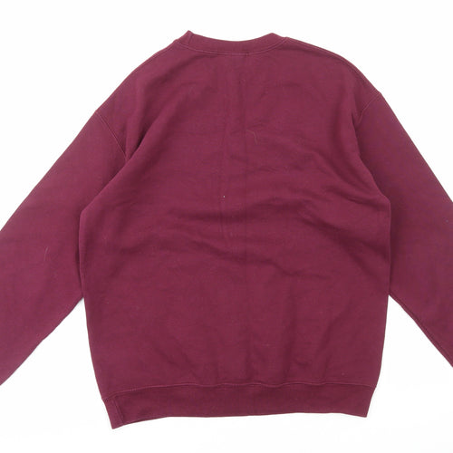 Missguided Womens Purple Cotton Pullover Sweatshirt Size M Pullover - New York Academy
