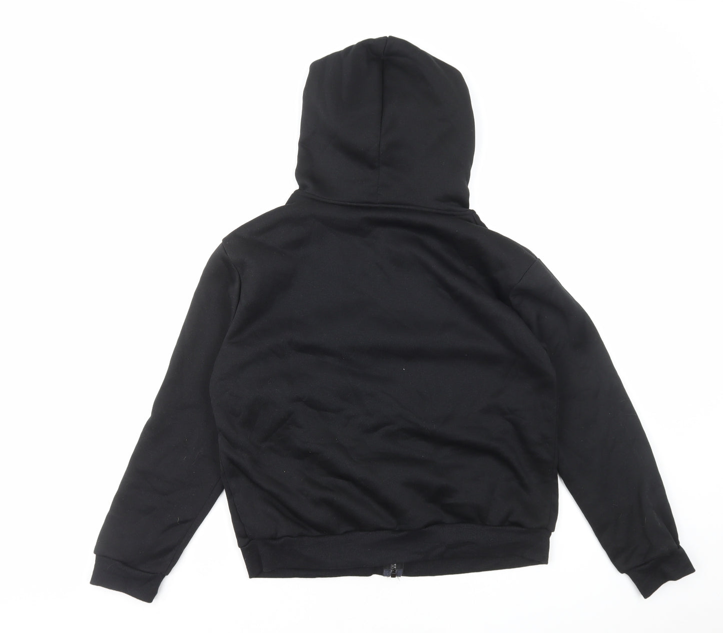 SheIn Womens Black Polyester Full Zip Hoodie Size M Zip - Skeleton