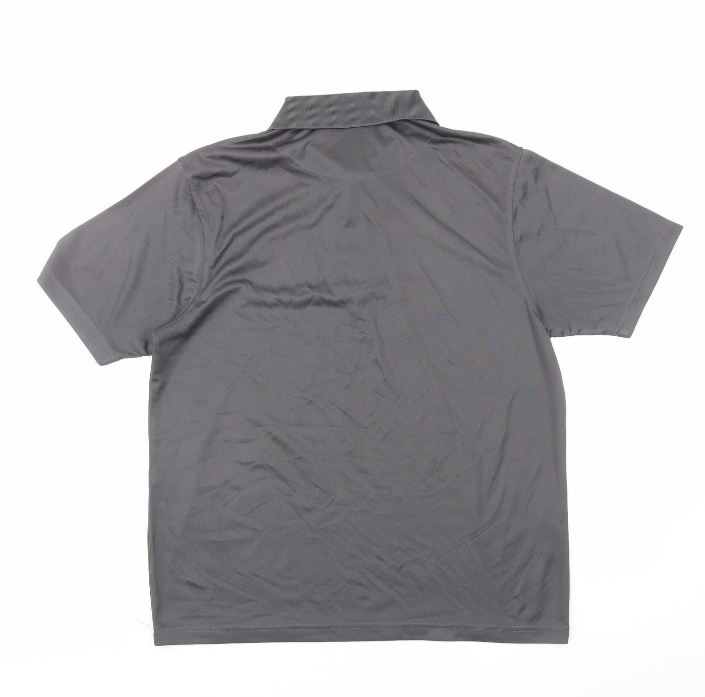 Stuburt Mens Grey Polyester Basic Polo Size M Collared Pullover