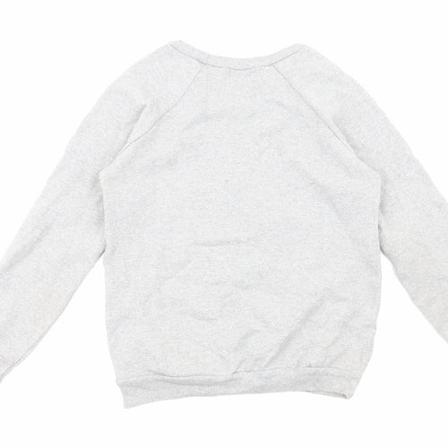 In the Style Womens Grey Cotton Pullover Sweatshirt Size S Pullover - Prosecco Slogan