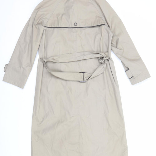 Dannimac Womens Beige Trench Coat Coat Size S Button