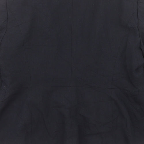 NEXT Womens Grey Jacket Size 14 Button