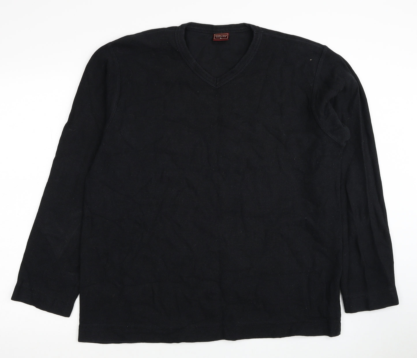 Burton Mens Black Cotton Pullover Sweatshirt Size M