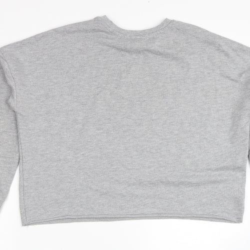 Disney Womens Grey Polyester Pullover Sweatshirt Size 4 Pullover - Eeyore Slogan