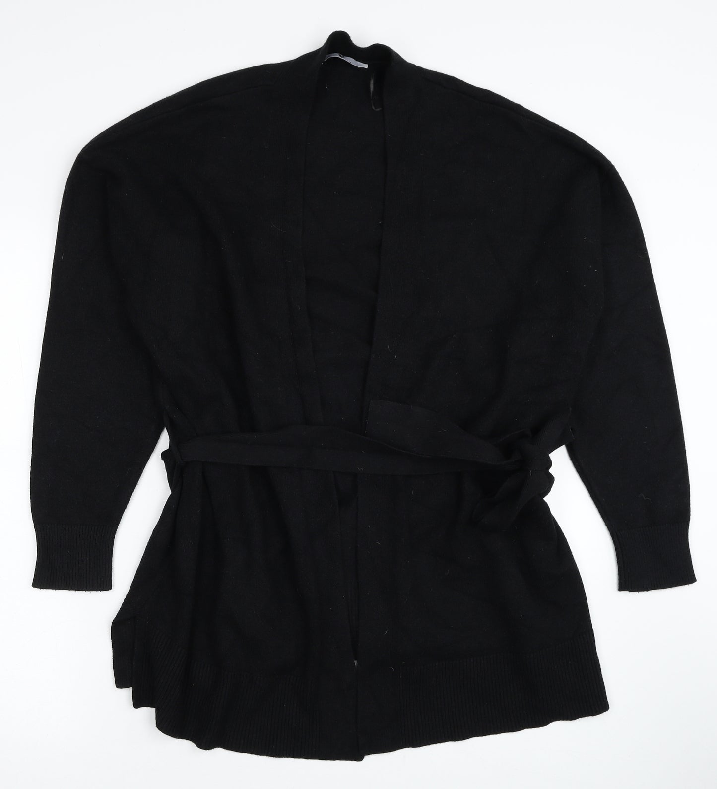 Very Womens Black V-Neck Viscose Cardigan Jumper Size 14
