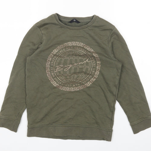 George Womens Green Cotton Pullover Sweatshirt Size S Pullover - Beyond