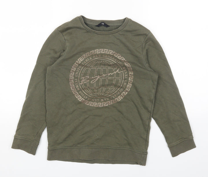 George Womens Green Cotton Pullover Sweatshirt Size S Pullover - Beyond