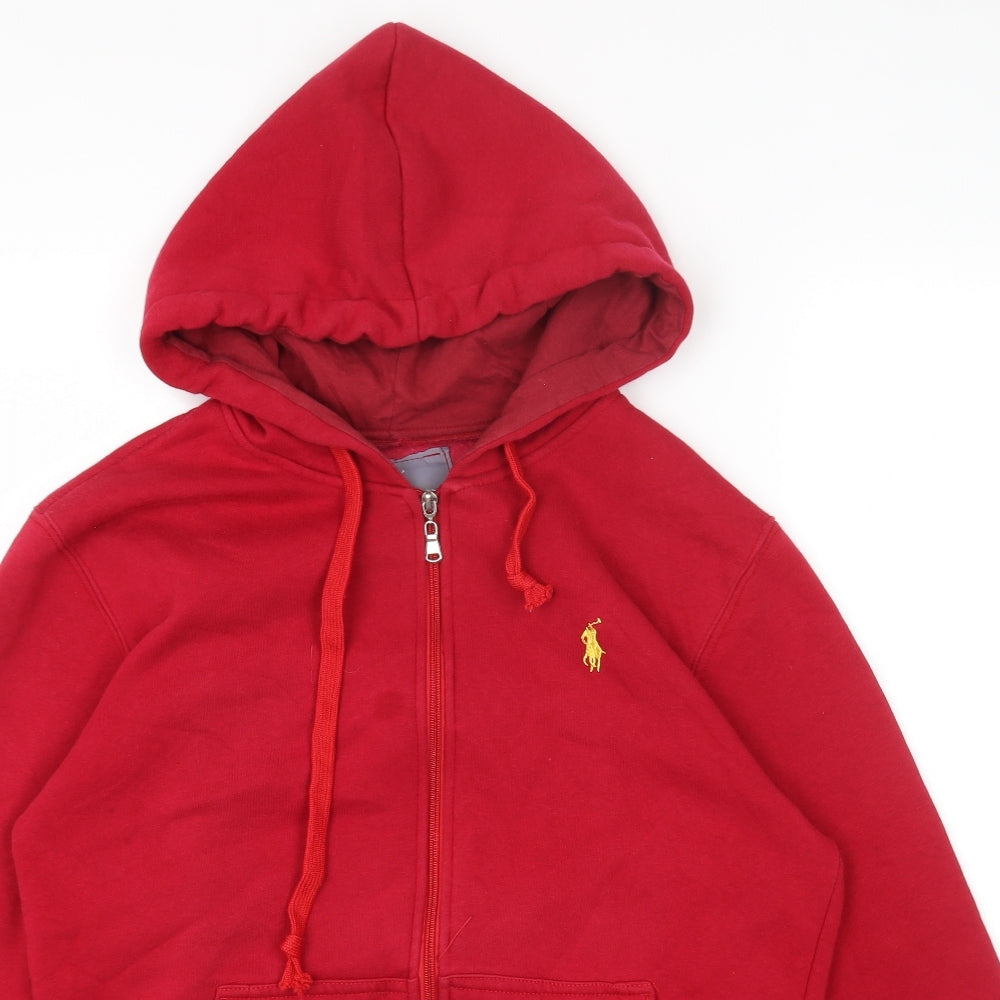 Ralph Lauren Mens Red Jacket Size M Zip