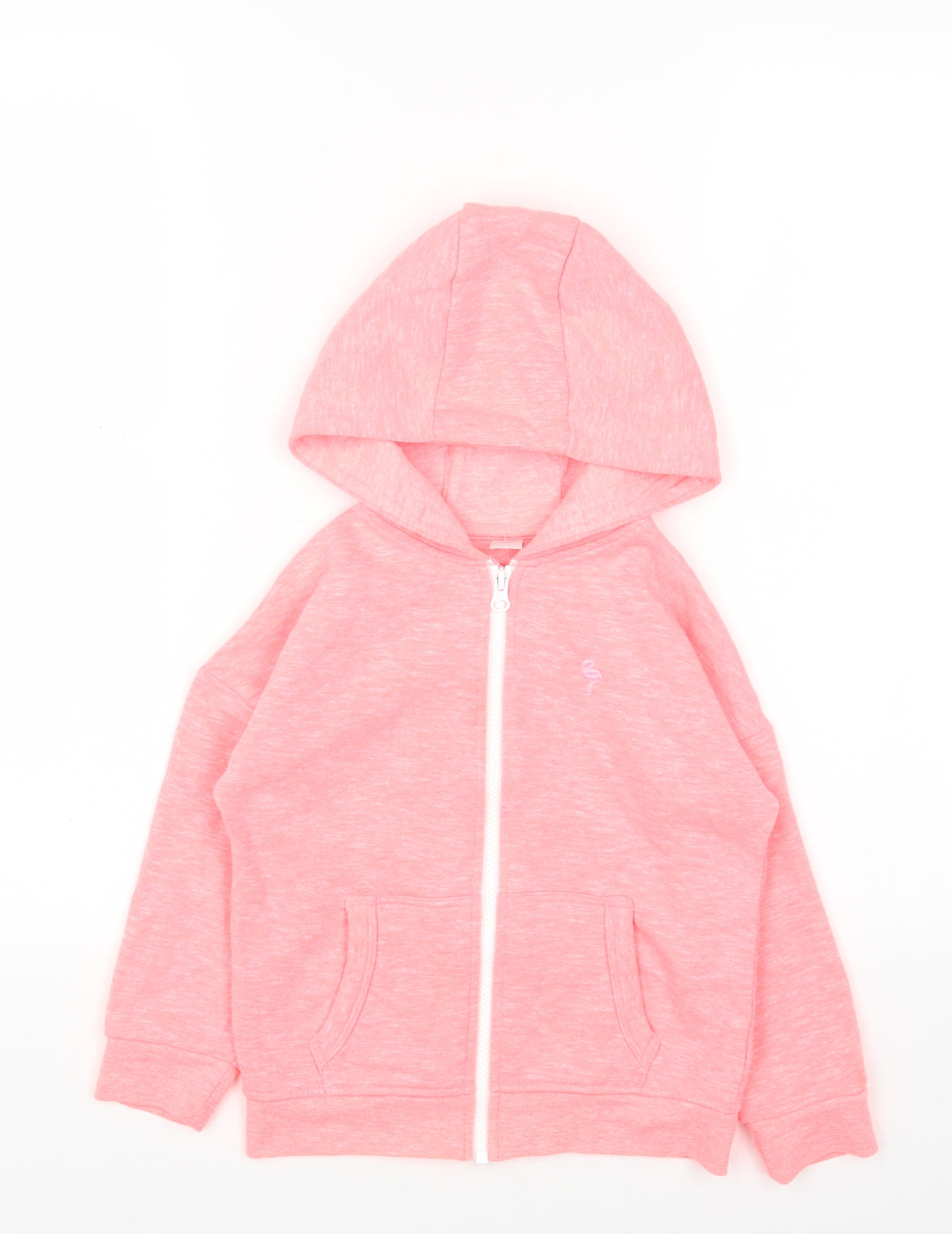 TU Girls Pink Jacket Size 6-7 Years Zip