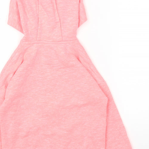 TU Girls Pink Jacket Size 6-7 Years Zip