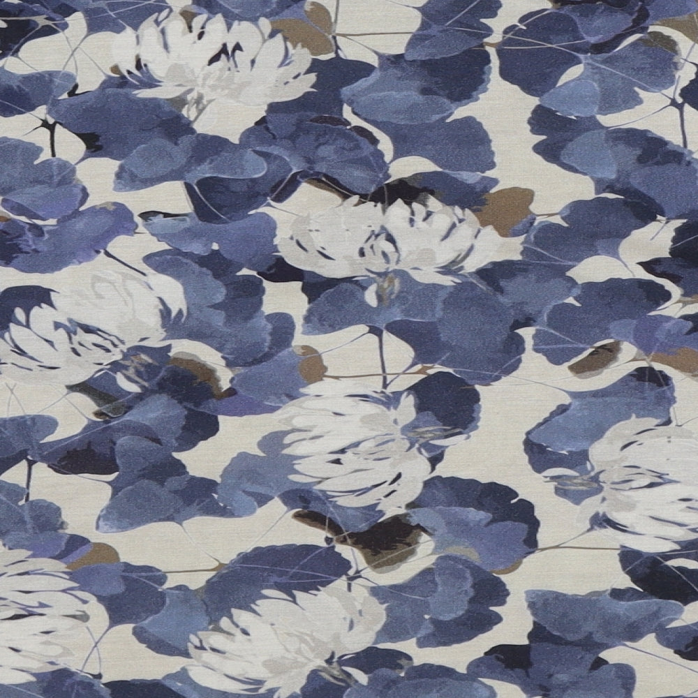Cotswold Collections Womens Blue Floral Viscose Basic Blouse Size XL Collared
