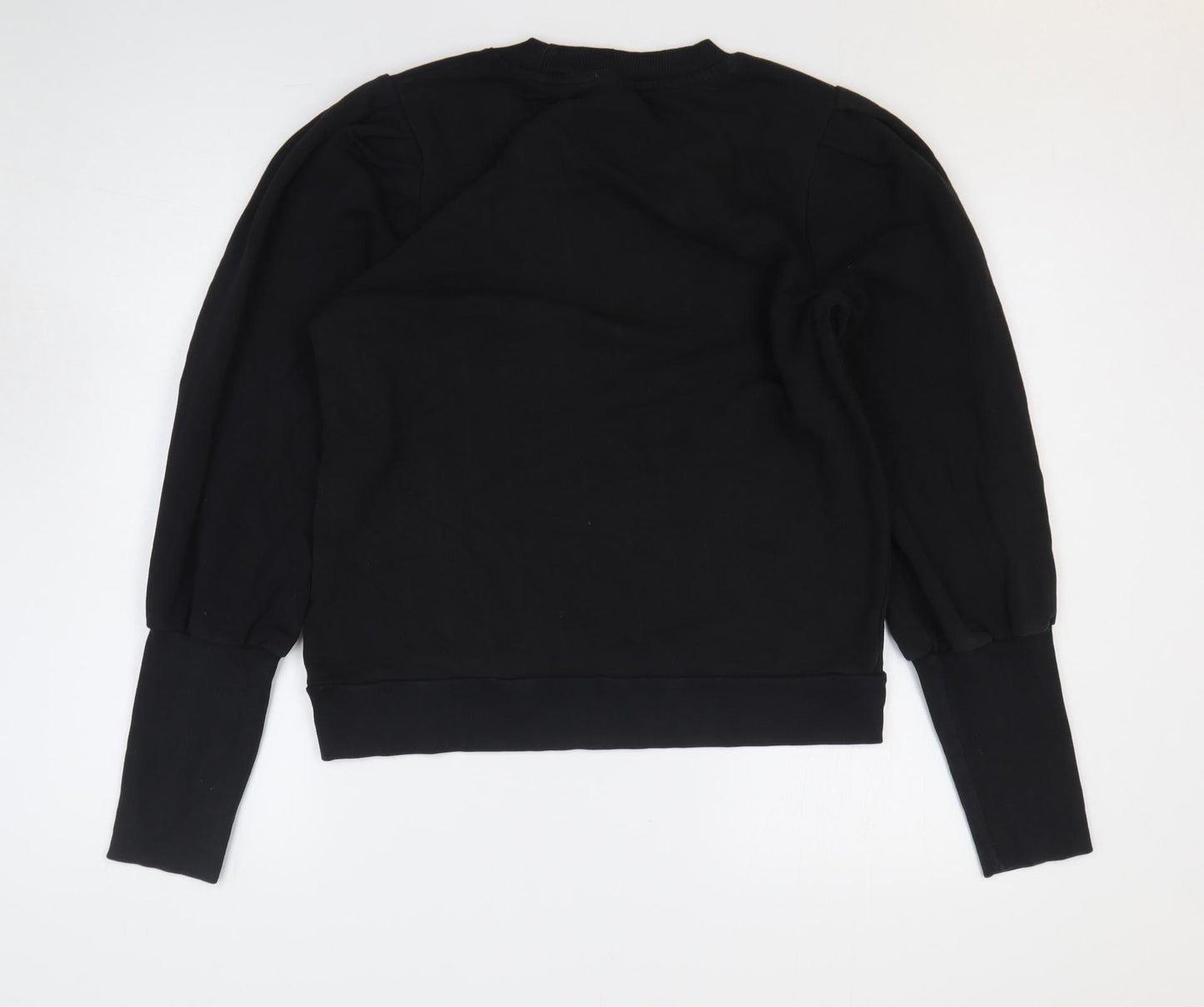 NEXT Womens Black Cotton Pullover Sweatshirt Size M Pullover