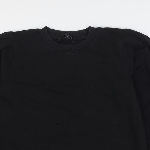 NEXT Womens Black Cotton Pullover Sweatshirt Size M Pullover