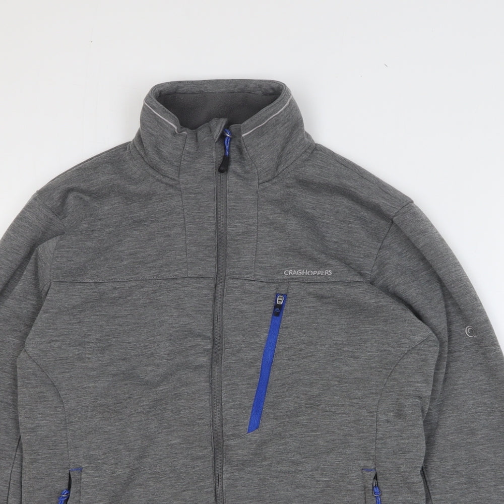 Craghoppers Womens Grey Polyester Full Zip Sweatshirt Size M Zip