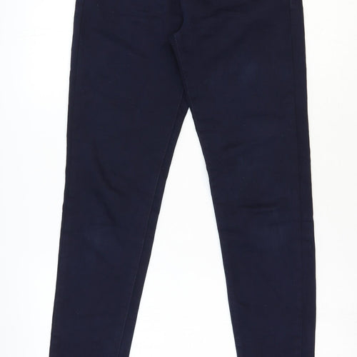 B.S. Jeans Womens Blue Polyester Skinny Jeans Size 26 in Regular Zip