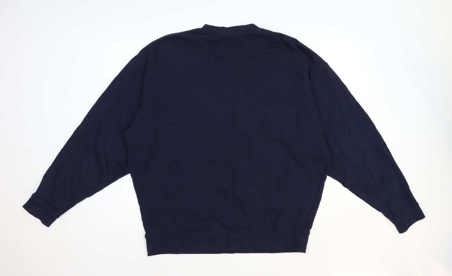 ASOS Mens Blue Cotton Pullover Sweatshirt Size M