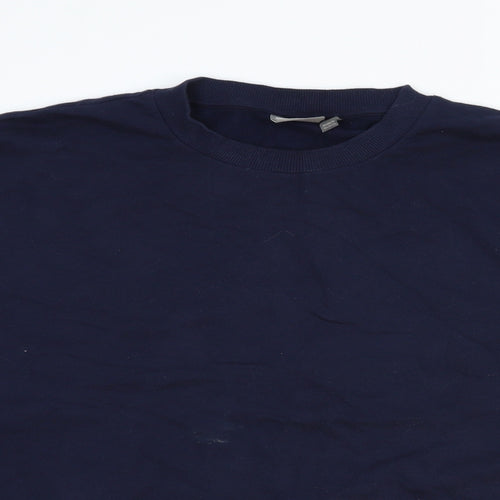 ASOS Mens Blue Cotton Pullover Sweatshirt Size M
