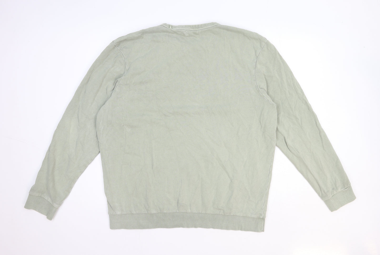 TU Mens Beige Cotton Pullover Sweatshirt Size XL