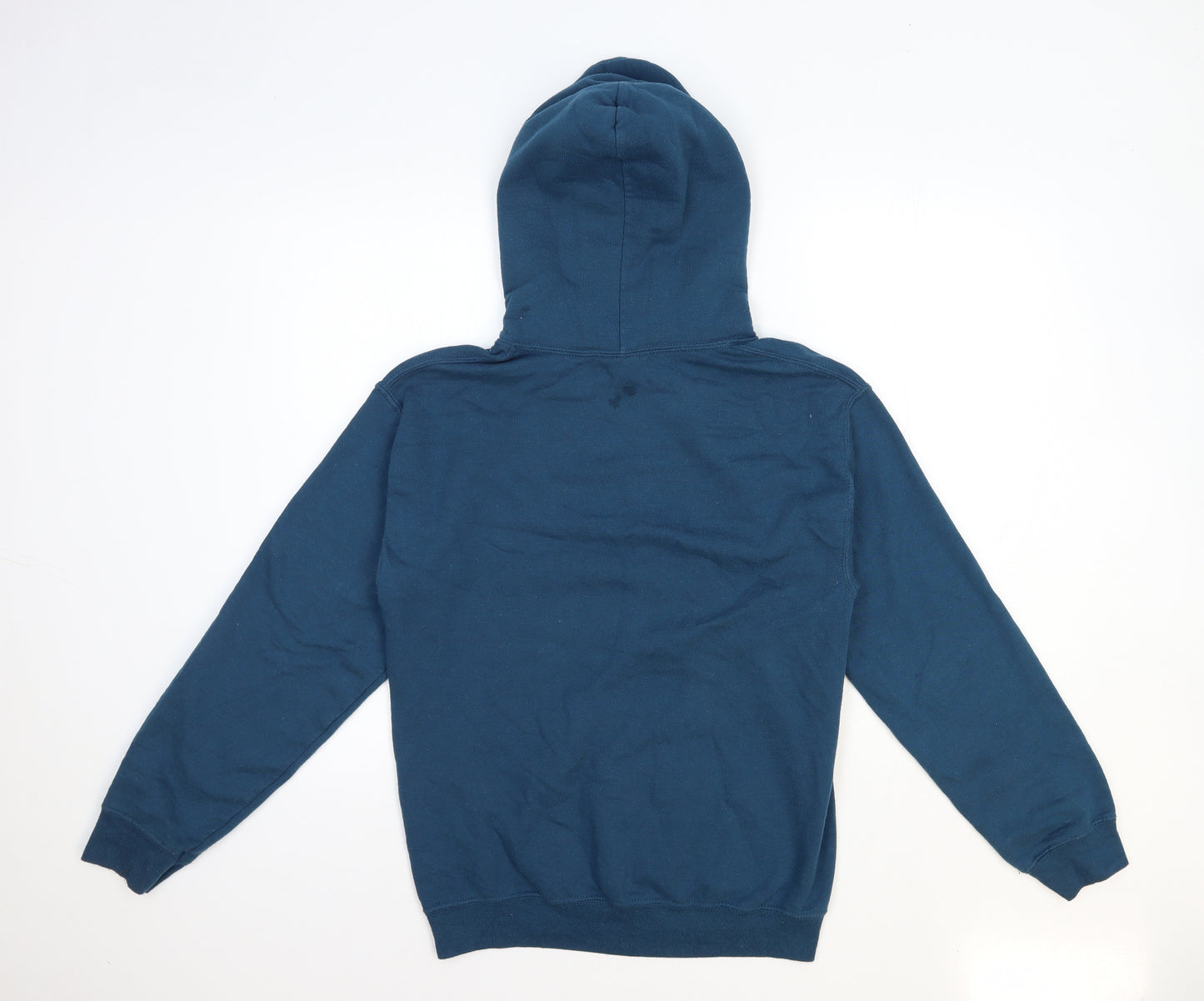 Gildan Mens Blue Cotton Pullover Hoodie Size S - Philadelphia