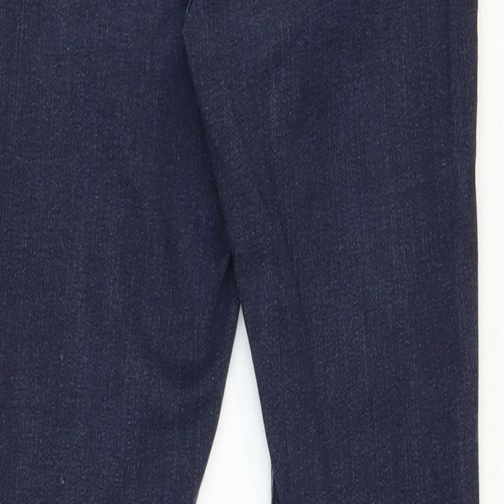 River Island Womens Blue Cotton Skinny Jeans Size 26 in Regular Zip
