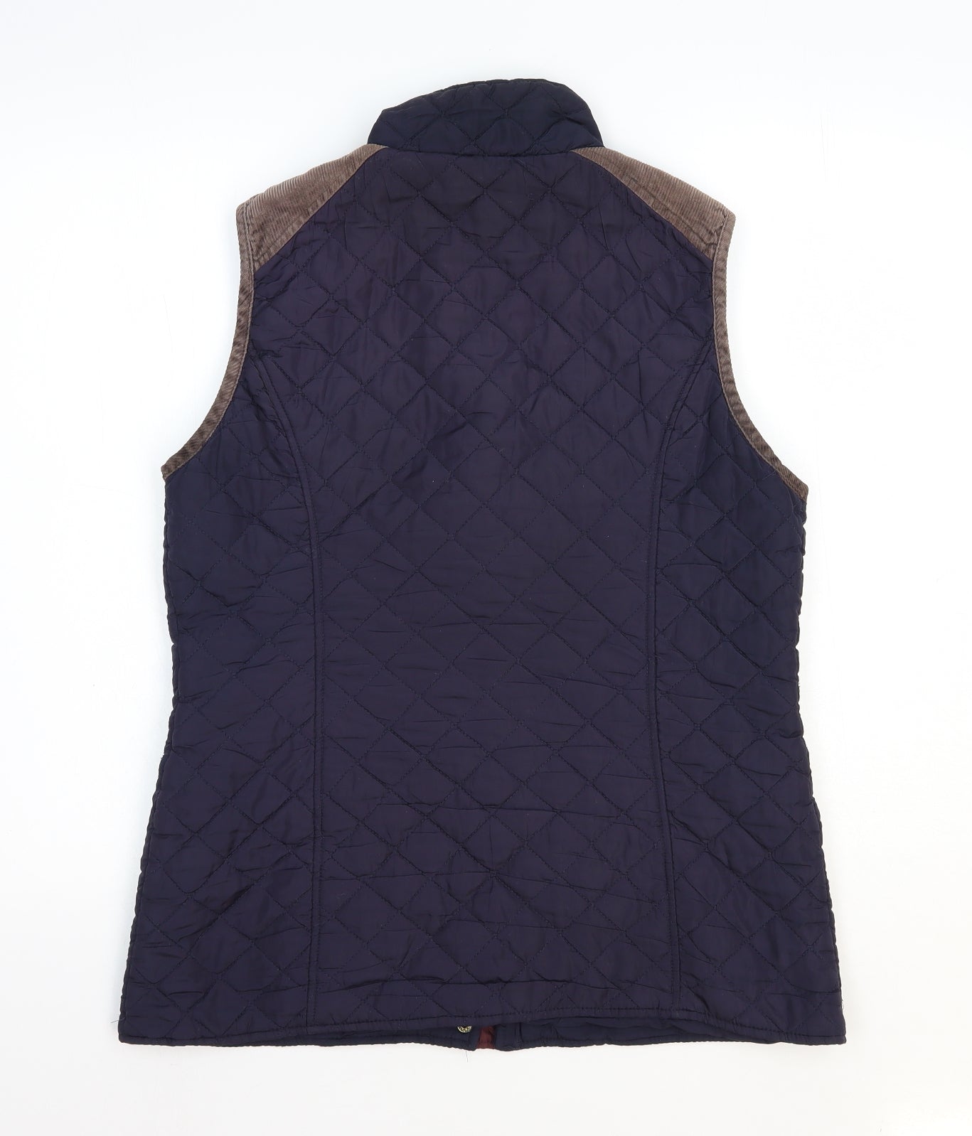 Papaya Womens Blue Gilet Waistcoat Size 12 Zip
