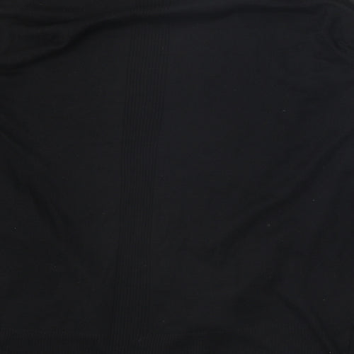 F&F Womens Black V-Neck Nylon Cardigan Jumper Size M