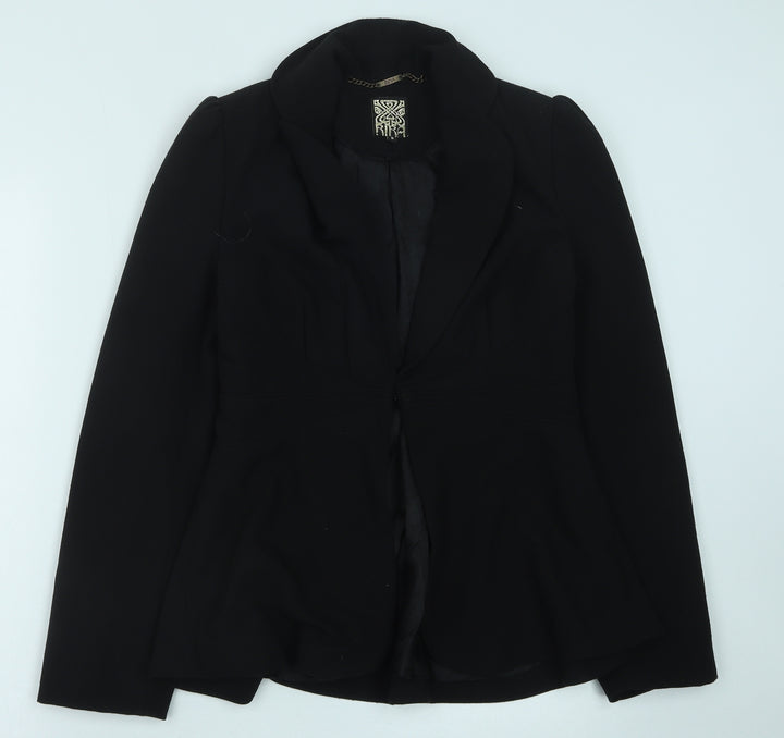 BiBA Womens Black Polyester Jacket Suit Jacket Size 8