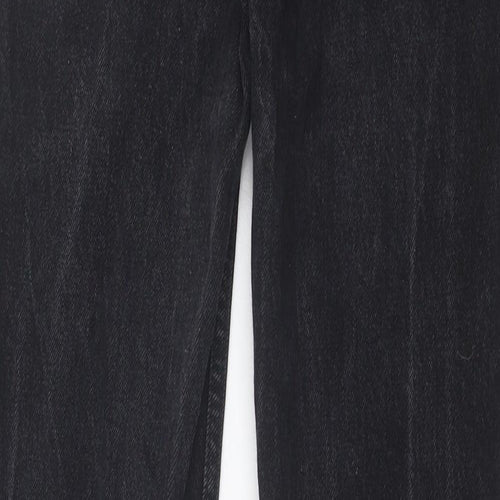 Denim & Co. Womens Black Cotton Skinny Jeans Size 6 Regular Button