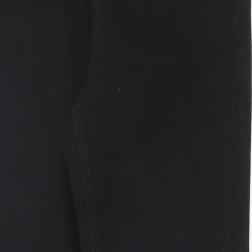 Topshop Womens Black Cotton Skinny Jeans Size 26 in L28 in Regular Zip