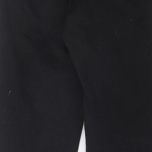 Topshop Womens Black Cotton Skinny Jeans Size 26 in L28 in Regular Zip
