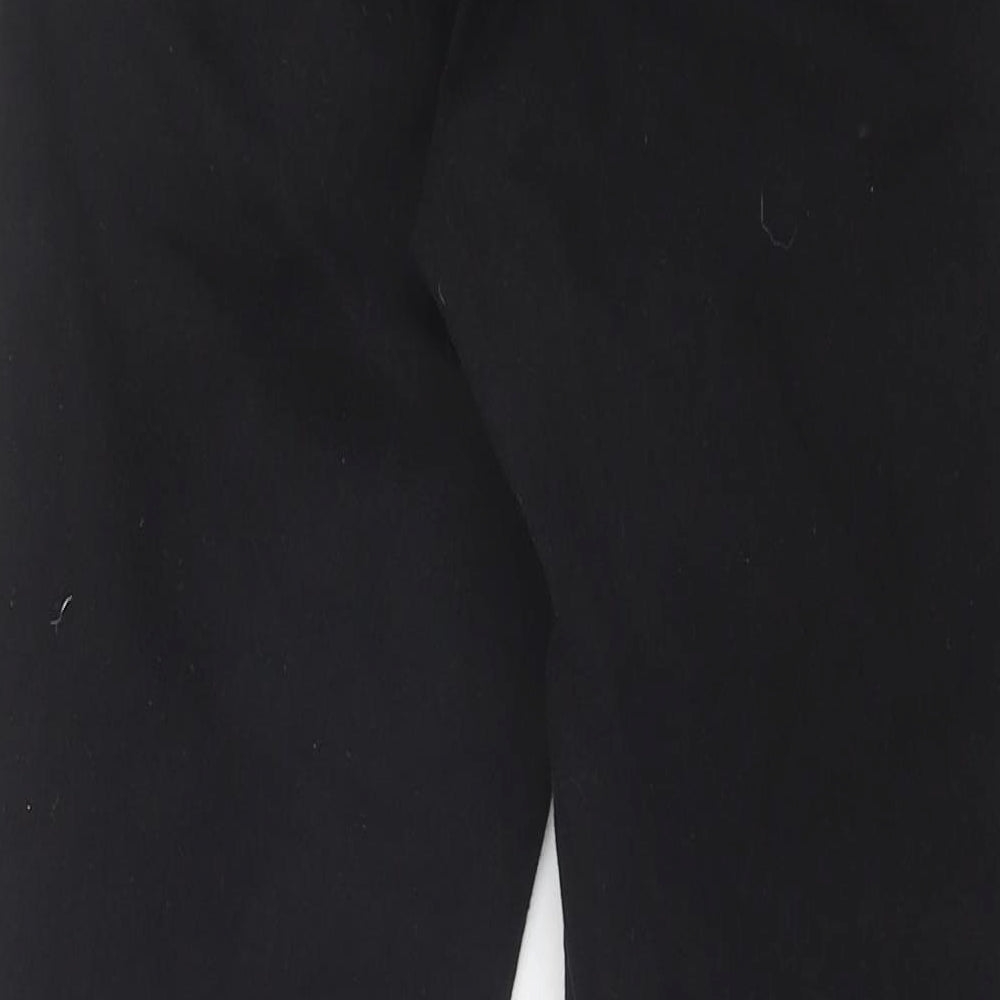 Topshop Womens Black Cotton Skinny Jeans Size 26 in L28 in Regular Zip