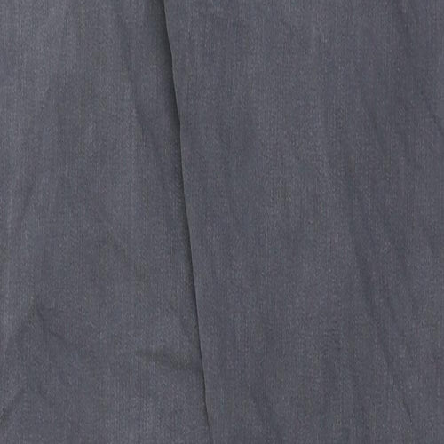 Topshop Womens Grey Cotton Skinny Jeans Size 28 in L32 in Regular Button