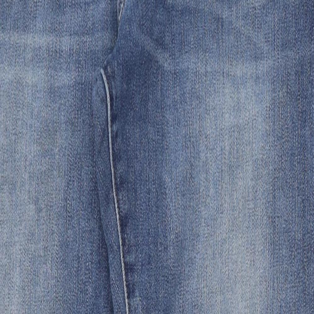 Gap Mens Blue Cotton Straight Jeans Size 36 in L32 in Regular Button