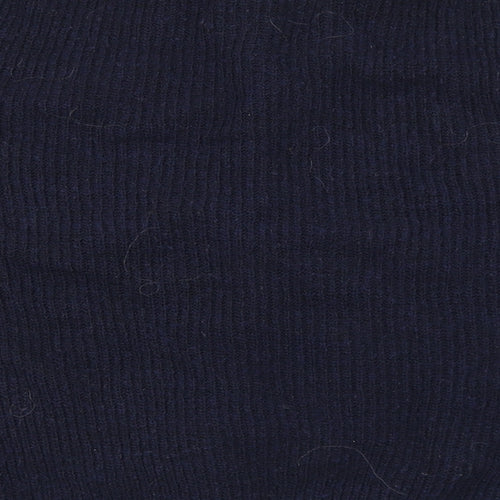 Grace & Mila Womens Blue Round Neck Polyester Cardigan Jumper Size M