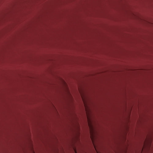 ASOS Womens Red Round Neck Polyester Pullover Jumper Size 8