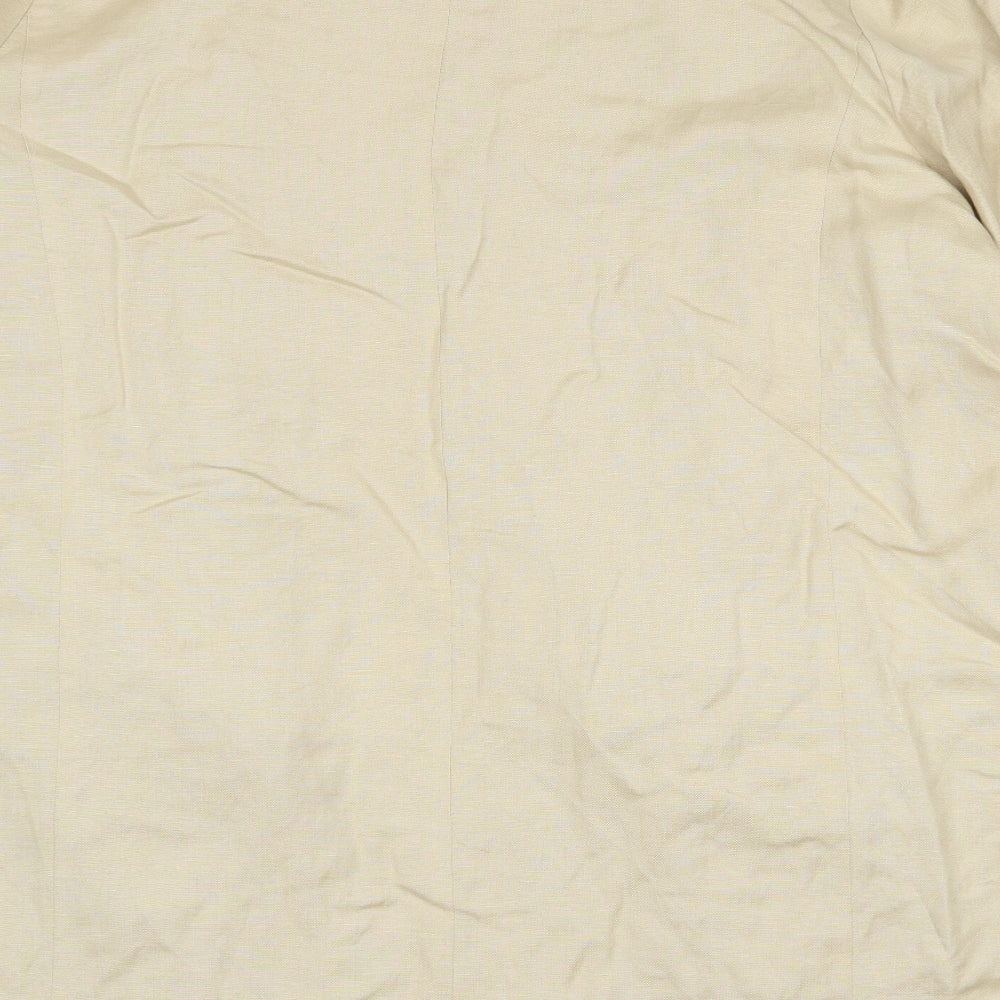 Sheego Womens Beige Jacket Size 26