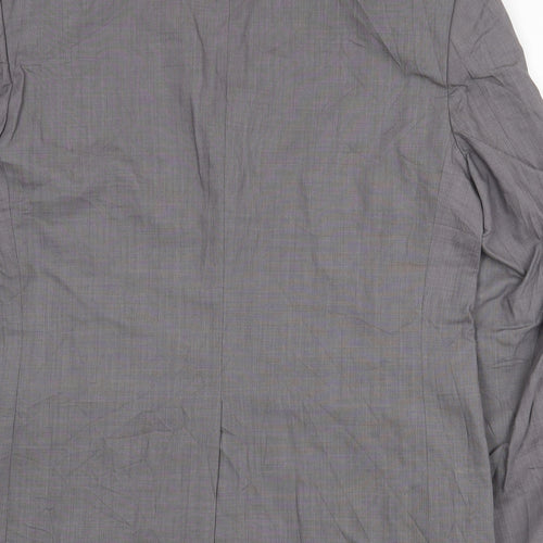 Marks and Spencer Mens Grey Wool Jacket Blazer Size 38