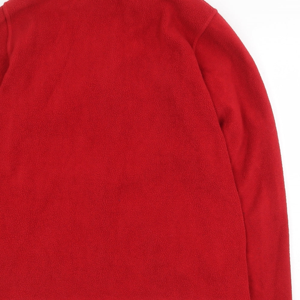 Marks and Spencer Womens Red Jacket Size 12 Zip