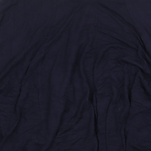 george & martha Womens Blue Viscose Flare Skirt Size S