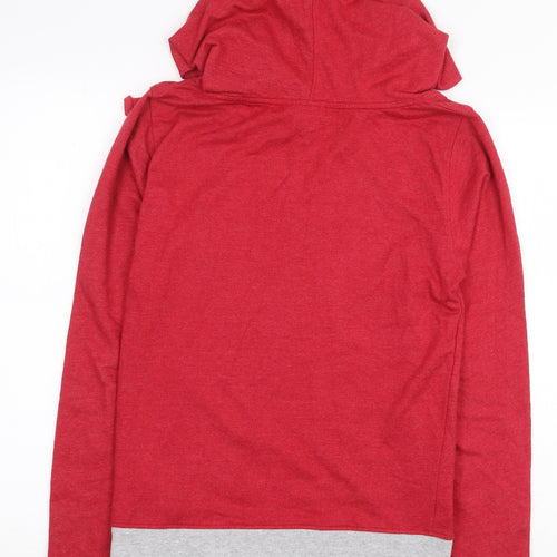 Disney Womens Red Cotton Pullover Hoodie Size XS Pullover - Mickey Mouse