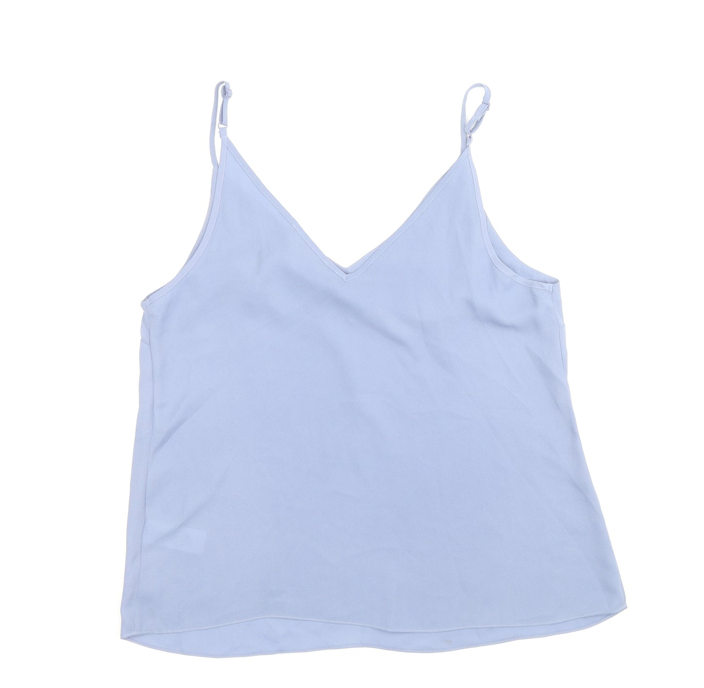 Primark Womens Blue Polyester Camisole Blouse Size 12 V-Neck