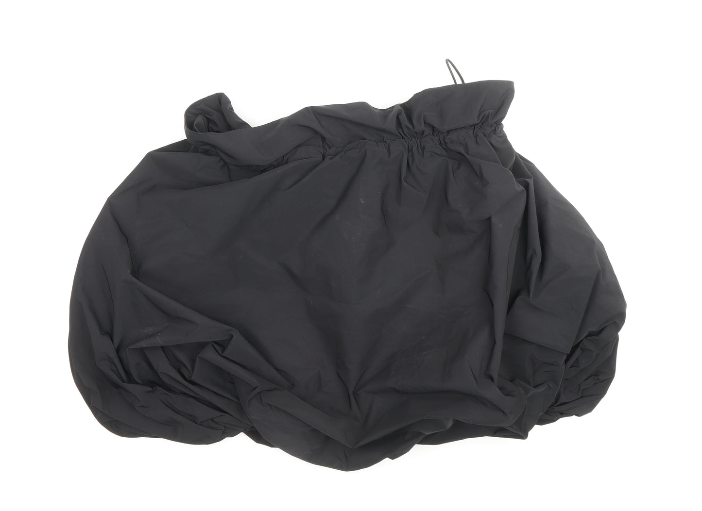 H&M Womens Black Polyester Mini Skirt Size XS Drawstring
