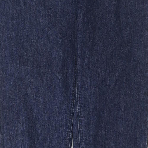 TU Womens Blue Cotton Skinny Jeans Size 10 L28 in Regular Zip
