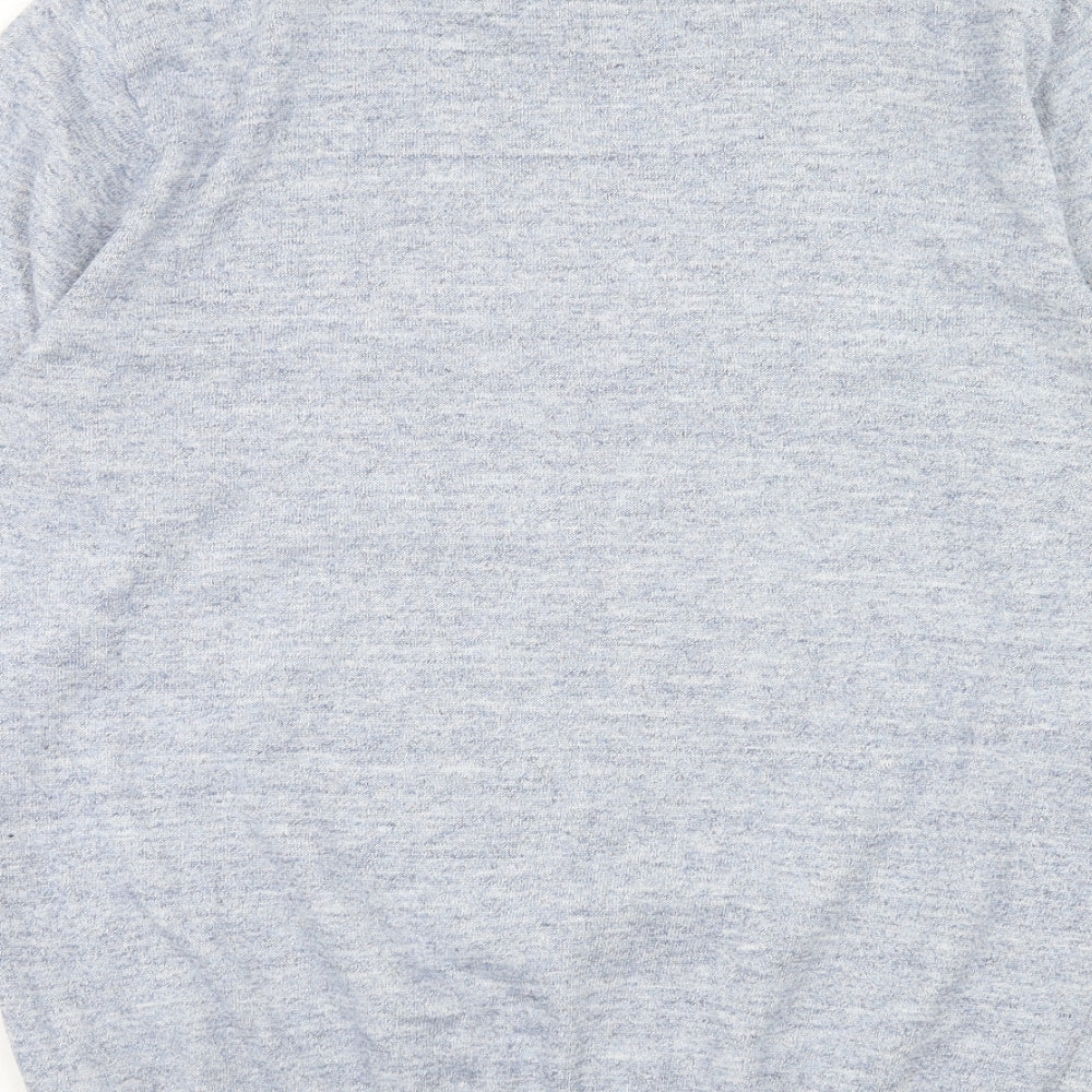 NEXT Mens Blue Round Neck Cotton Pullover Jumper Size L
