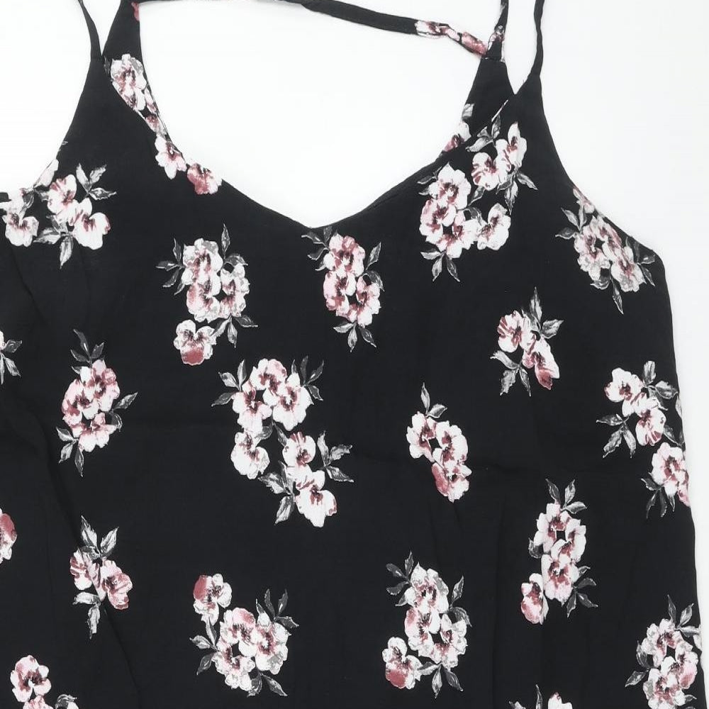 New Look Womens Multicoloured Floral Polyester Camisole Blouse Size 22 V-Neck